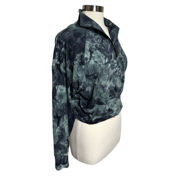 Lululemon 8 Ready to Rulu Diamond Dye Silver Blue Tidewater Half-Zip Pullover - Picture 3 of 10